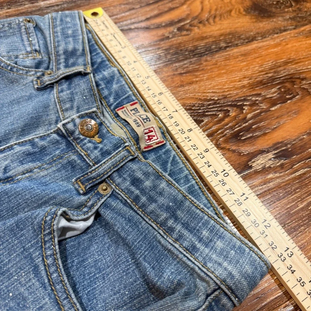 The Childrens Place Girls Size 14 Bootcut Stretch Jeans Medium Wash Denim Flare